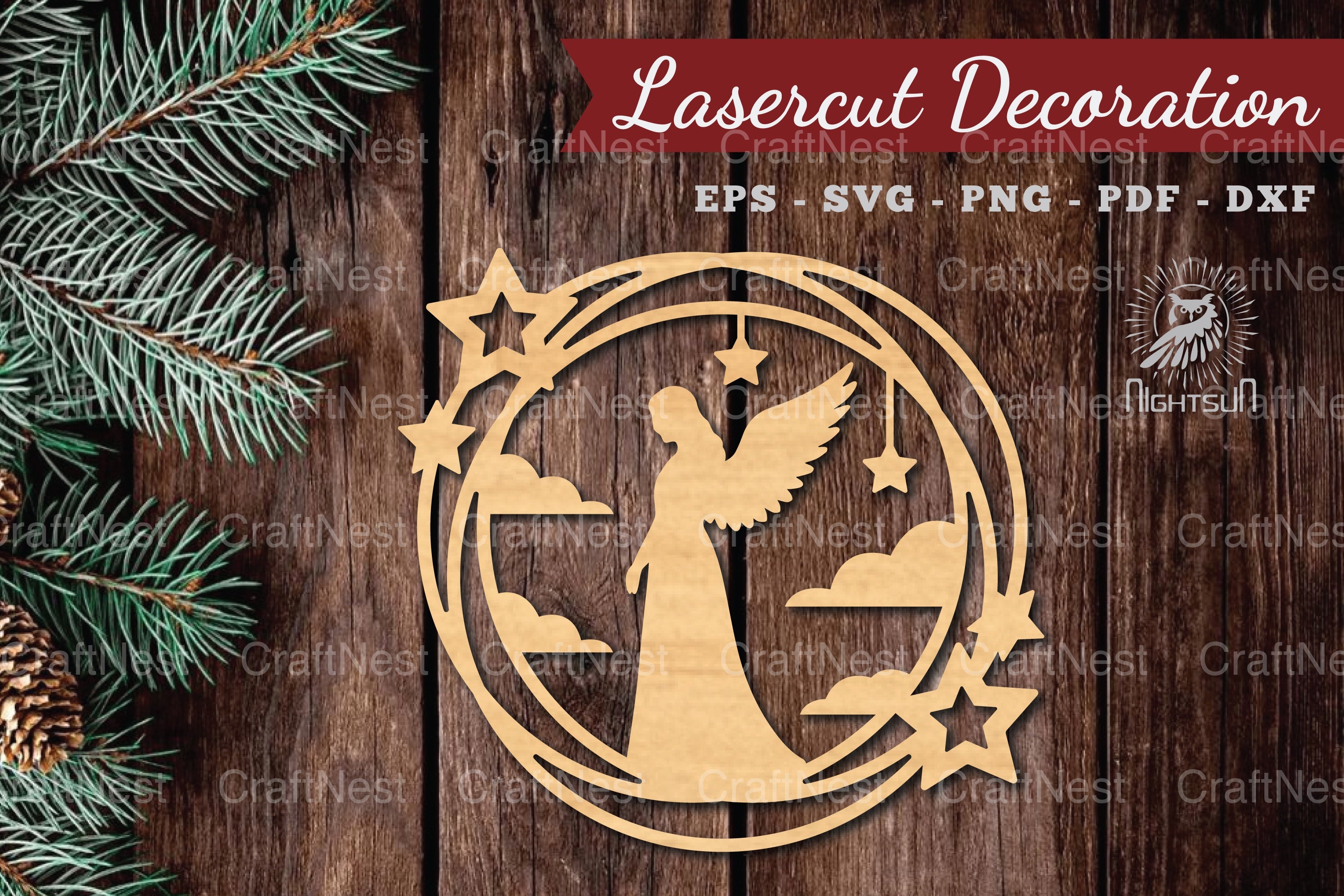 Angel Mom Lasercut Decoration Clipart Bundle - CraftNest - Digital Crafting and Art