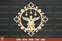 Vintage Angel Ornament Clipart Bundle - CraftNest - Digital Crafting and Art