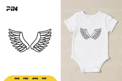 Angel Wings SVG Bundle - CraftNest - Digital Crafting and Art