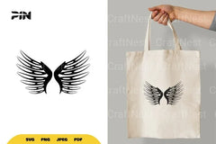 Angel Wings SVG Bundle - CraftNest - Digital Crafting and Art