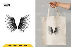 Angel Wings SVG Bundle - CraftNest - Digital Crafting and Art