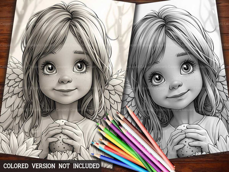 Angels Easter Coloring Books - CraftNest