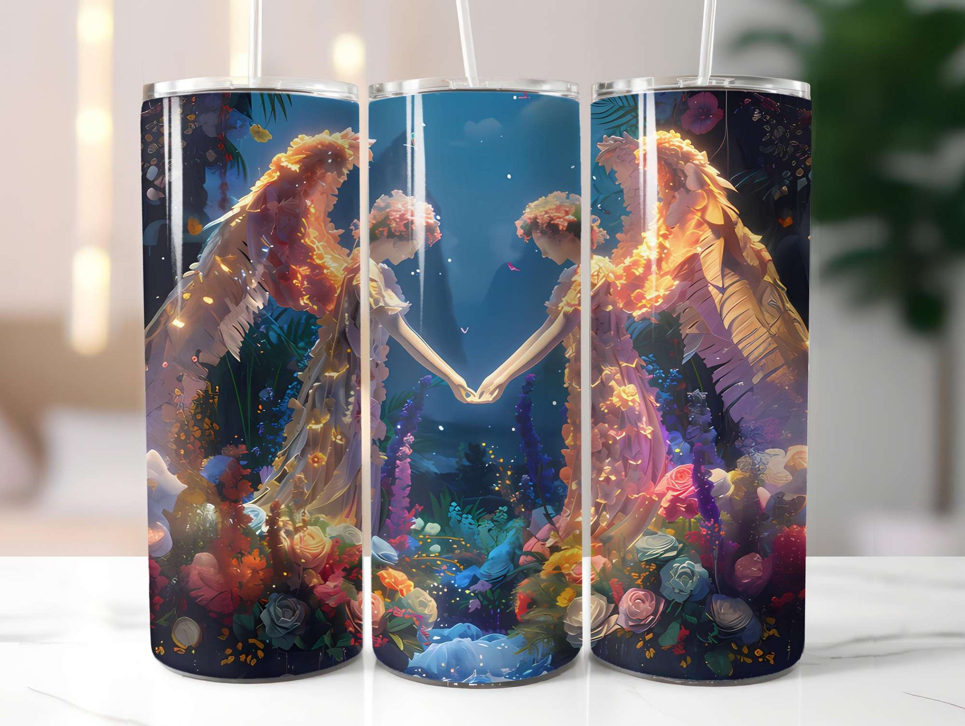 Angels Summer 3 Tumbler Wrap - CraftNest - Digital Crafting and Art