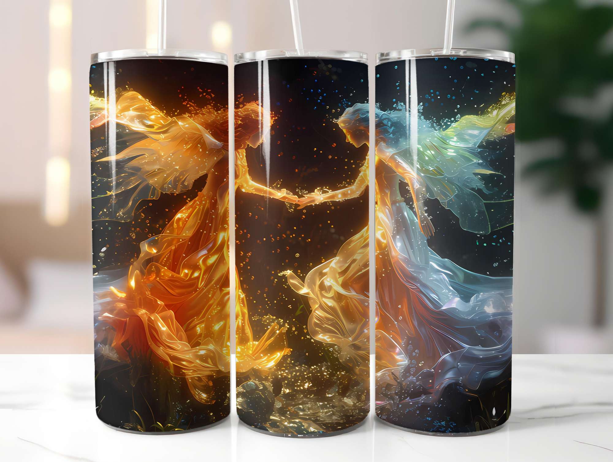 Angels Summer 3 Tumbler Wrap - CraftNest - Digital Crafting and Art