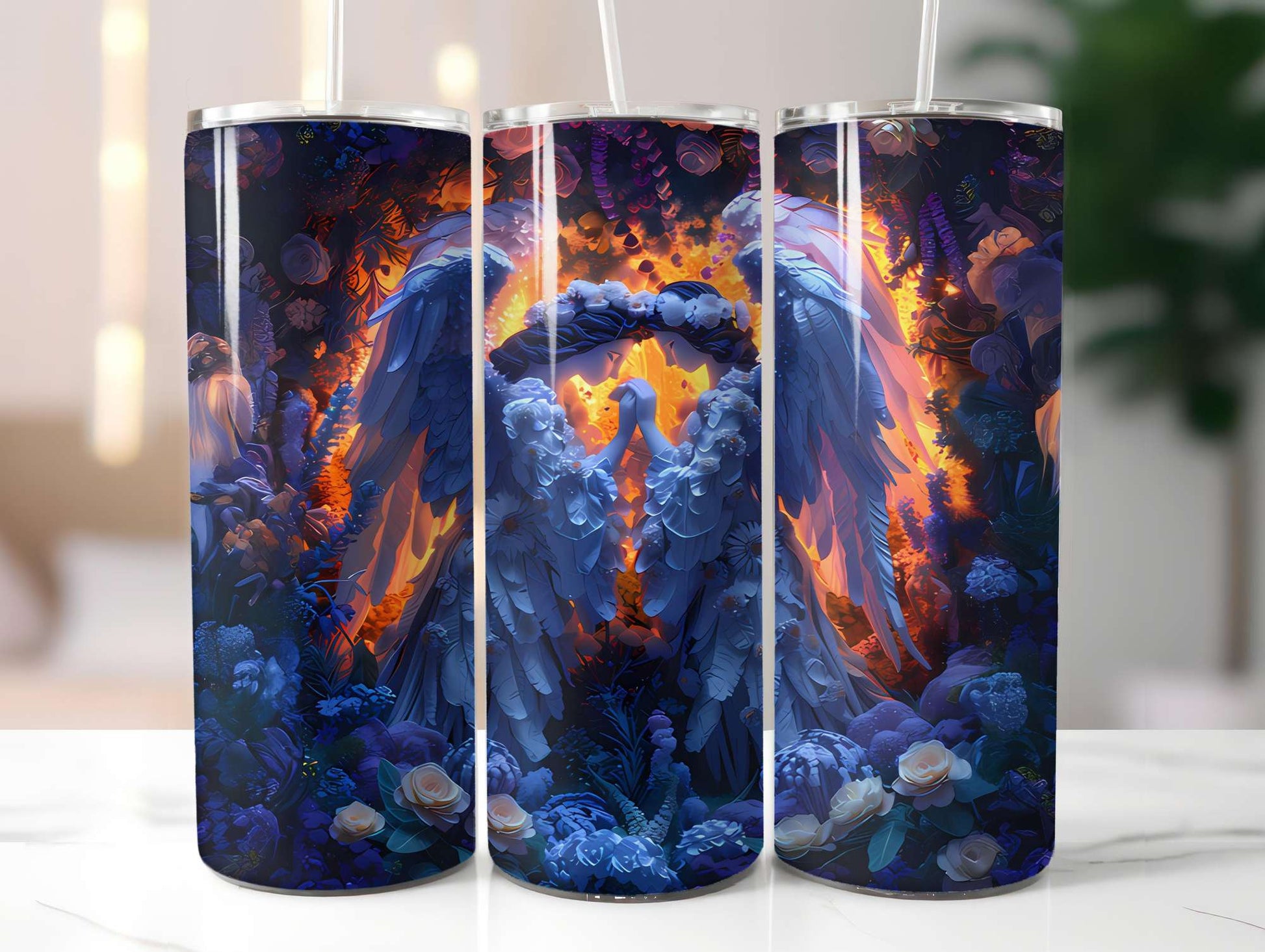 Angels Summer 1 Tumbler Wrap - CraftNest - Digital Crafting and Art