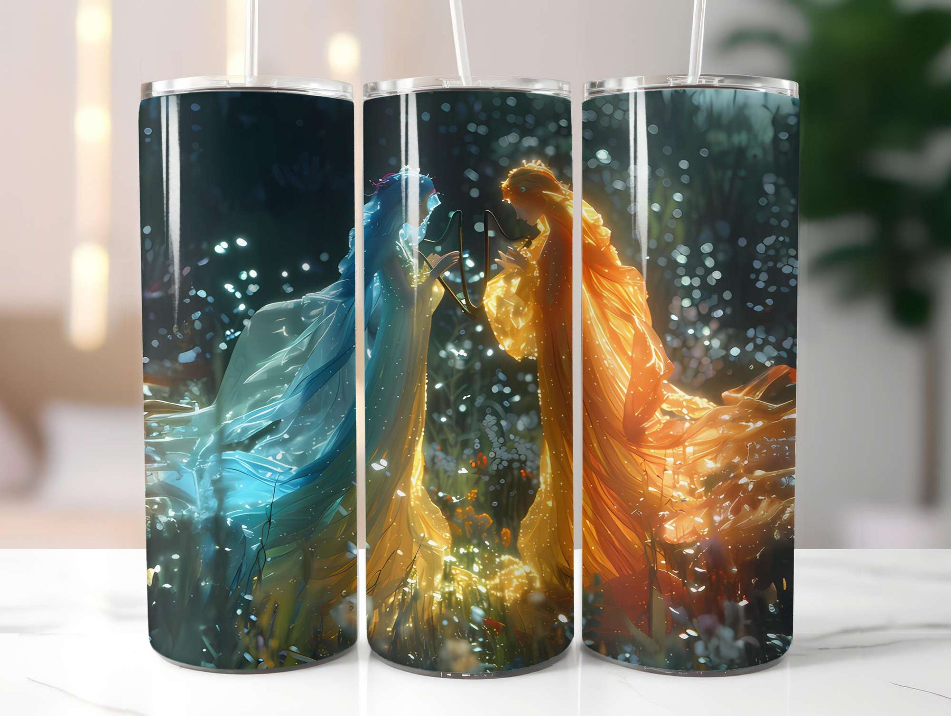 Angels Summer 3 Tumbler Wrap - CraftNest - Digital Crafting and Art