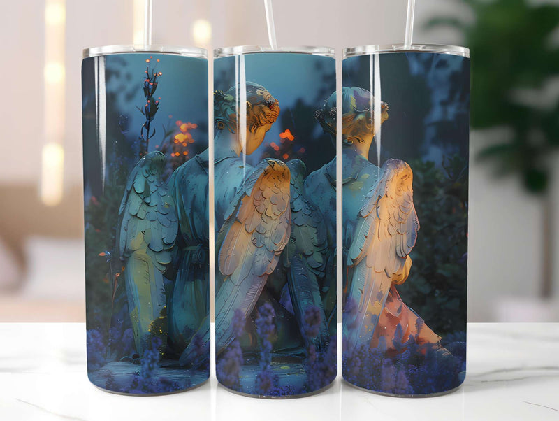 Angels Summer 4 Tumbler Wrap - CraftNest - Digital Crafting and Art