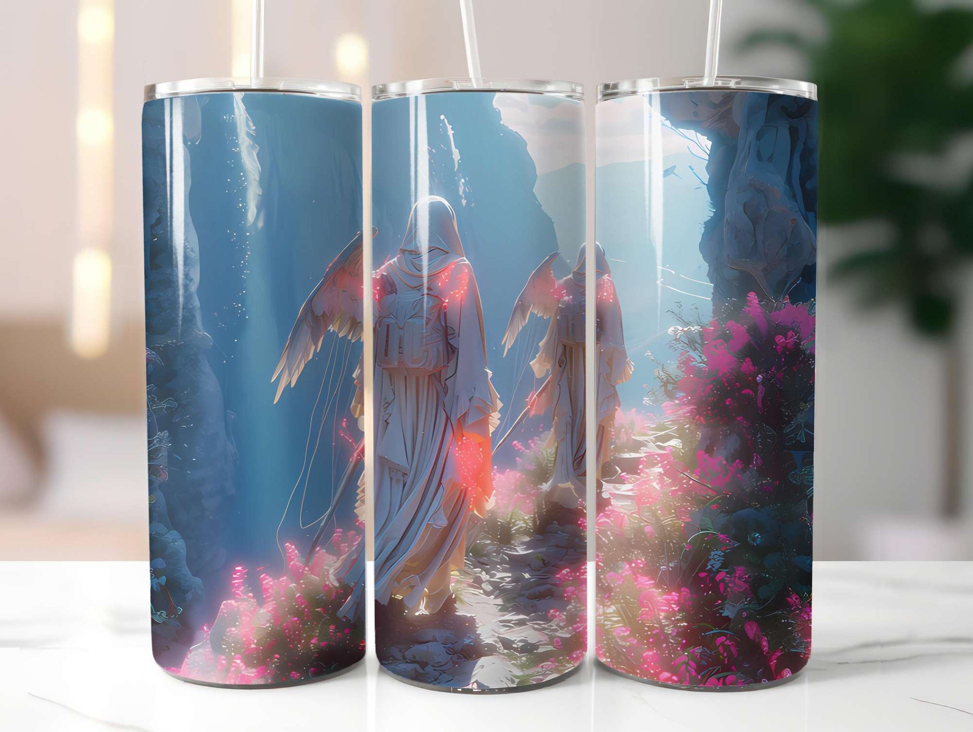 Angels Summer 2 Tumbler Wrap - CraftNest - Digital Crafting and Art