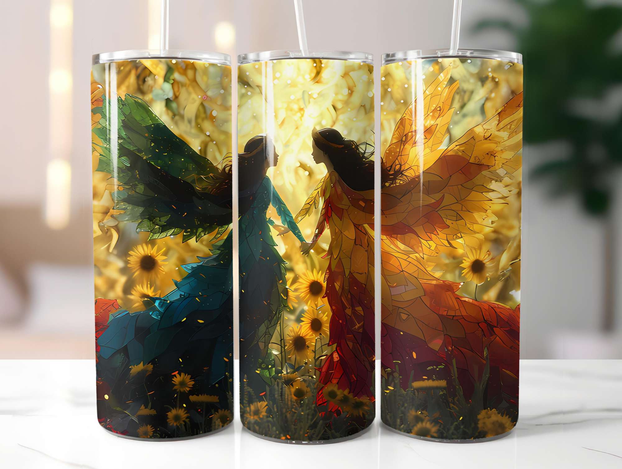 Angels Summer 1 Tumbler Wrap - CraftNest - Digital Crafting and Art