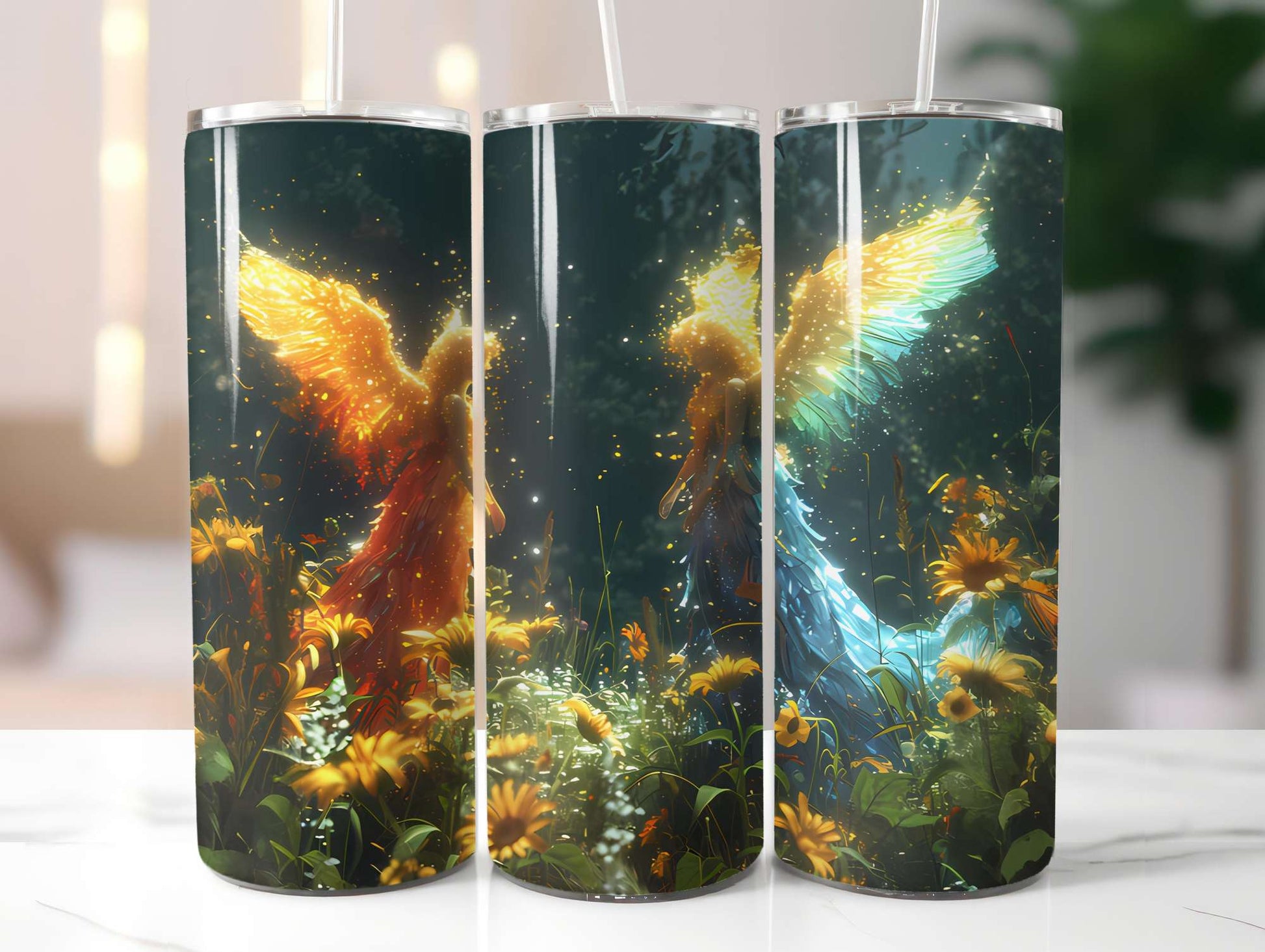 Angels Summer 3 Tumbler Wrap - CraftNest - Digital Crafting and Art