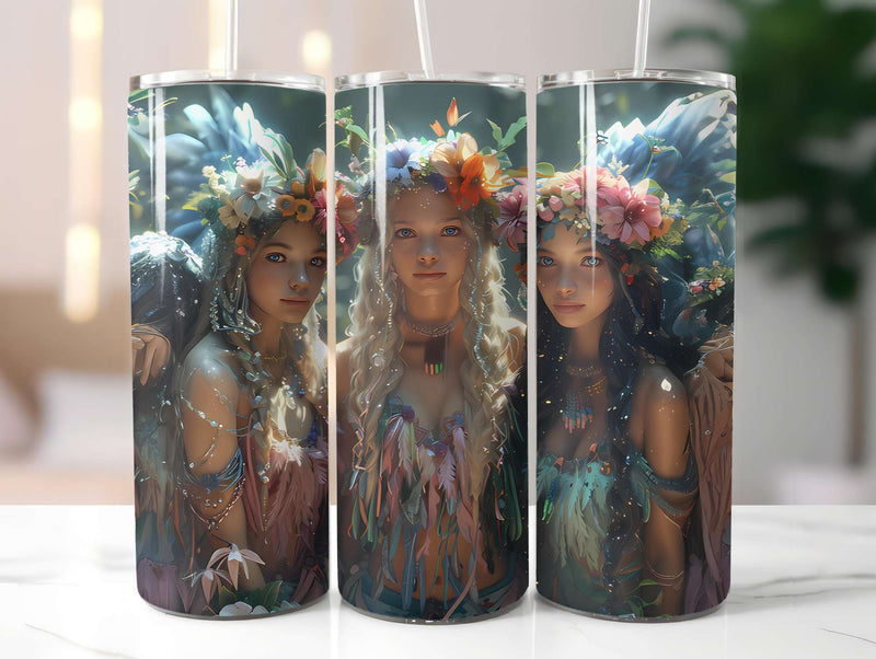 Angels Summer 1 Tumbler Wrap - CraftNest - Digital Crafting and Art