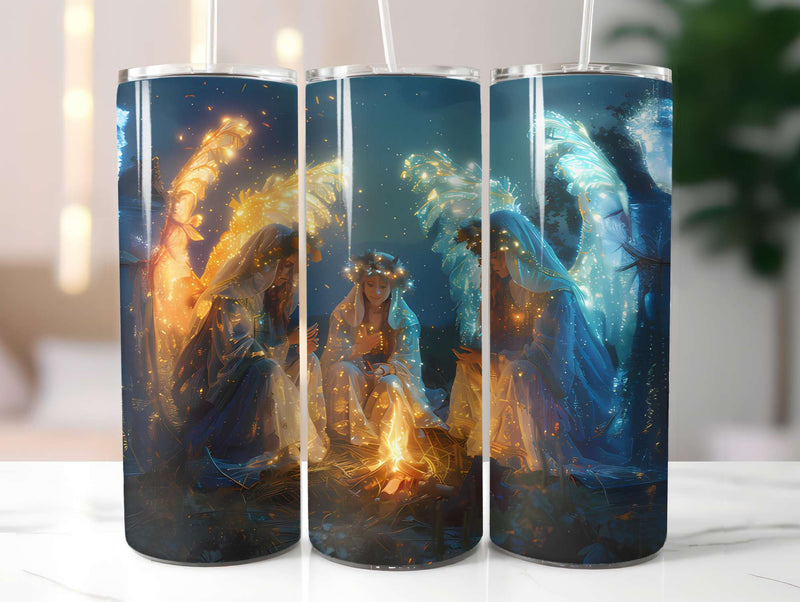 Angels Summer 2 Tumbler Wrap - CraftNest - Digital Crafting and Art