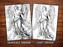 Angels Summer Coloring Books - CraftNest - Digital Crafting and Art