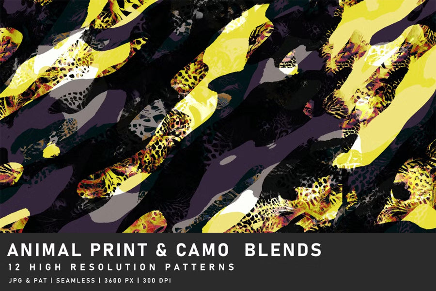 Animal Print and Camo Blends
