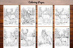 Winter Animal Coloring Pages - CraftNest - Digital Crafting and Art