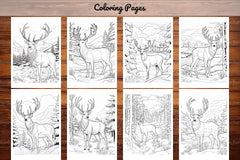 Winter Animal Coloring Pages - CraftNest - Digital Crafting and Art