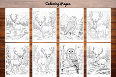 Winter Animal Coloring Pages - CraftNest - Digital Crafting and Art