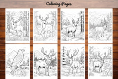 Winter Animal Coloring Pages - CraftNest - Digital Crafting and Art
