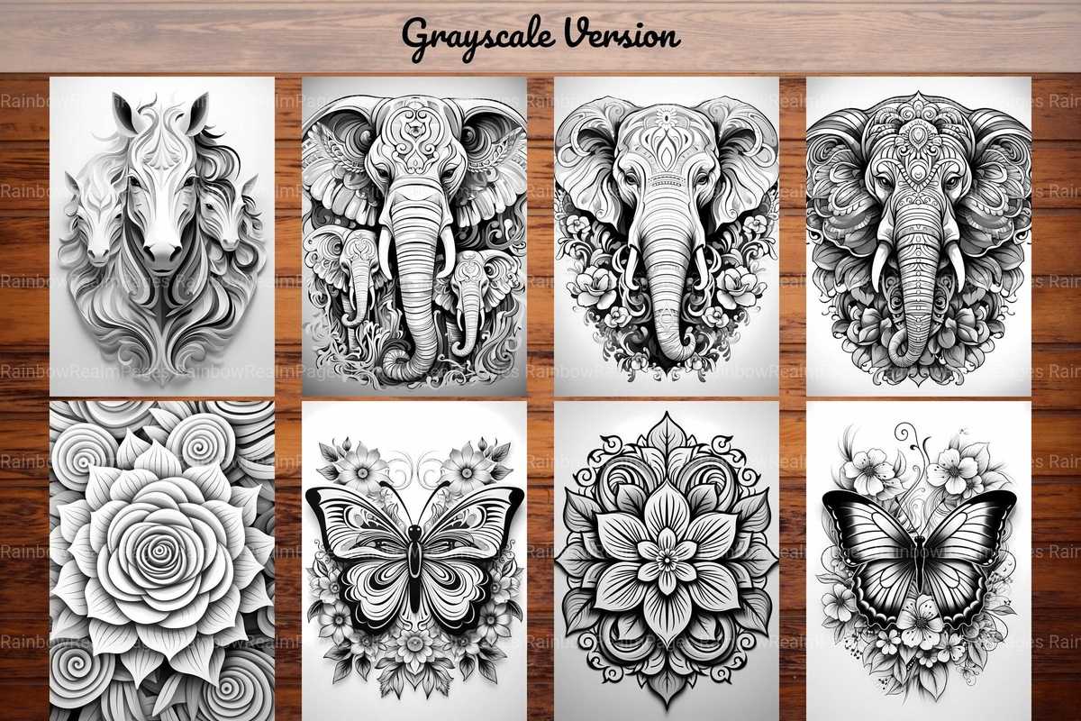 Animal Mandala Coloring Books - CraftNest