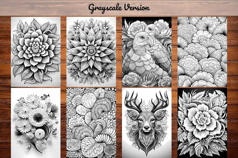 Animal Mandala Coloring Books - CraftNest