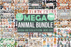 Animals Mega Clipart Bundle - CraftNest - Digital Crafting and Art