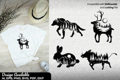 Wild Animals SVG Bundle for Cricut - Clipart Collection - CraftNest - Digital Crafting and Art