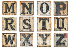 Antique Metal Crossword Letters Clipart Bundle - CraftNest - Digital Crafting and Art