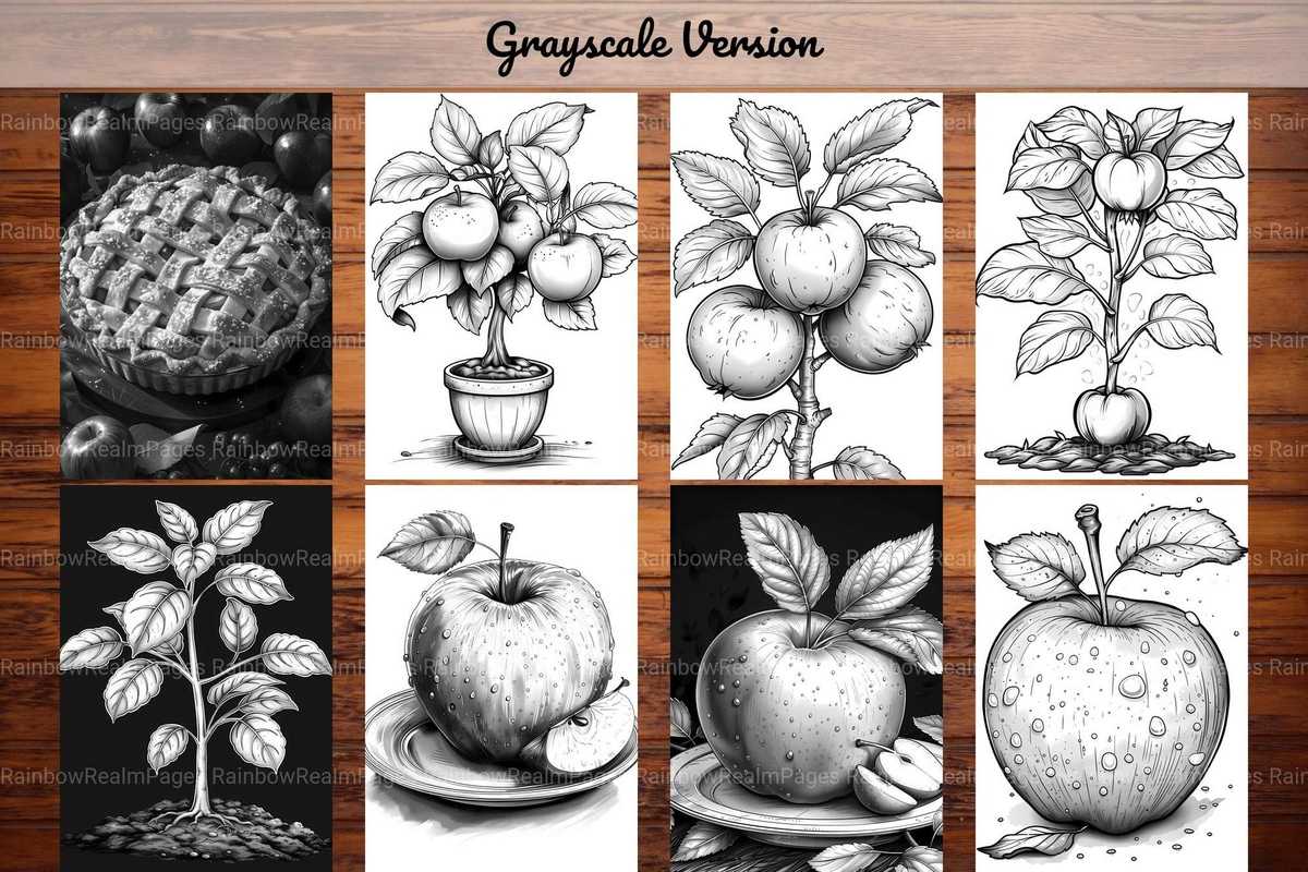 Apple Coloring Books - CraftNest - Digital Crafting and Art