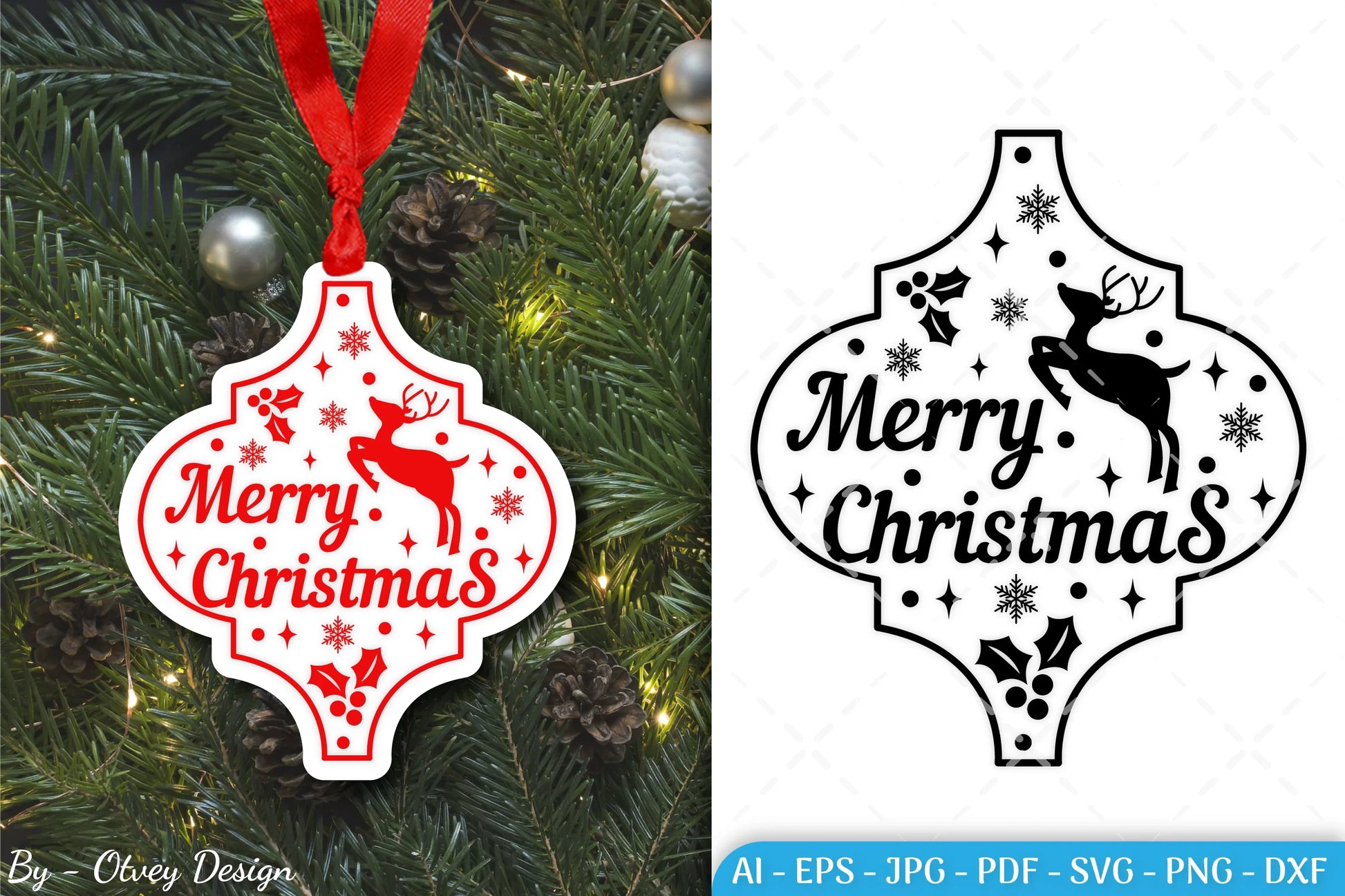 Arabesque Christmas Ornament SVG Bundle - CraftNest - Digital Crafting and Art