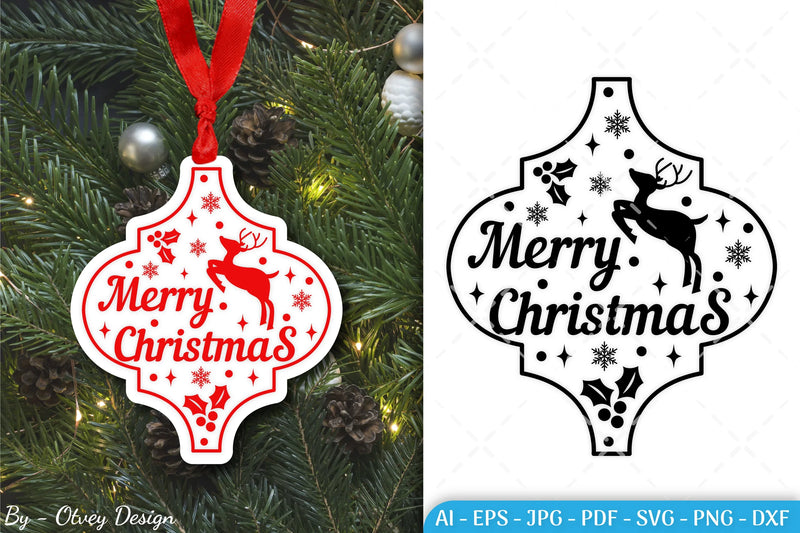 Arabesque Christmas Ornament SVG Bundle - CraftNest - Digital Crafting and Art