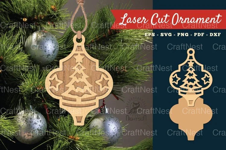 Arabesque Christmas Ornament SVG Bundle - CraftNest - Digital Crafting and Art