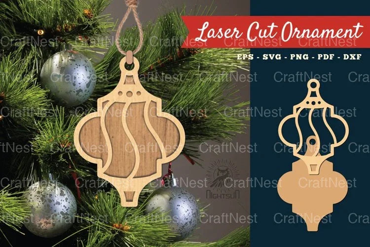 Arabesque Christmas Ornament SVG Bundle - CraftNest - Digital Crafting and Art