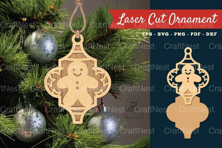 Arabesque Christmas Ornament SVG Bundle - CraftNest - Digital Crafting and Art
