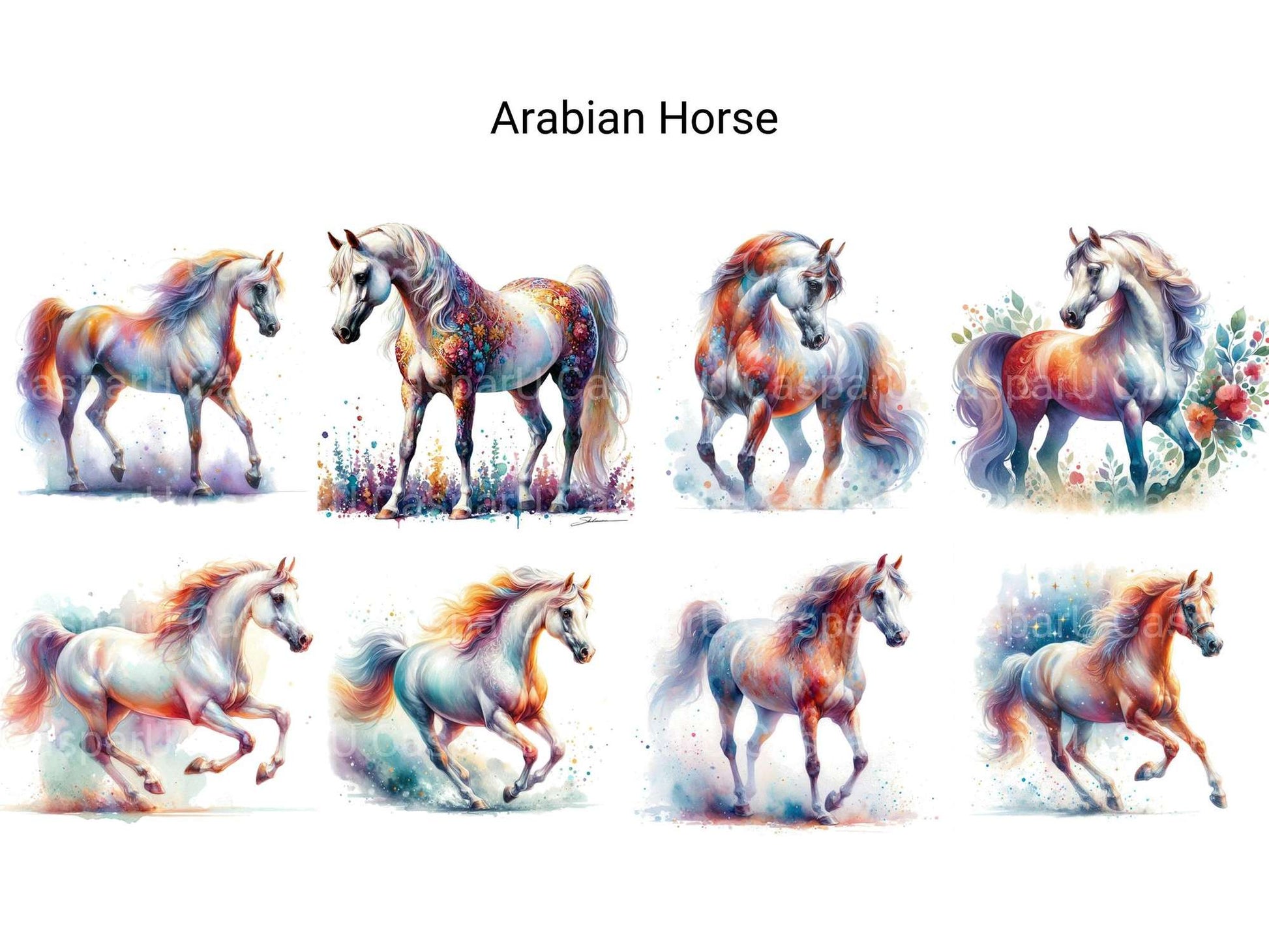 Arabian Horse - CraftNest - Digital Crafting and Art