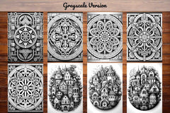 Architectural Mandala Coloring Books - CraftNest