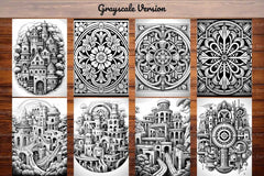 Architectural Mandala Coloring Books - CraftNest