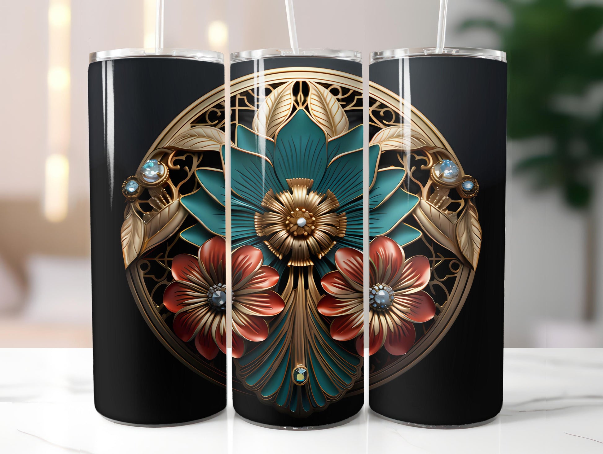 Art Deco 1 Tumbler Wrap - CraftNest