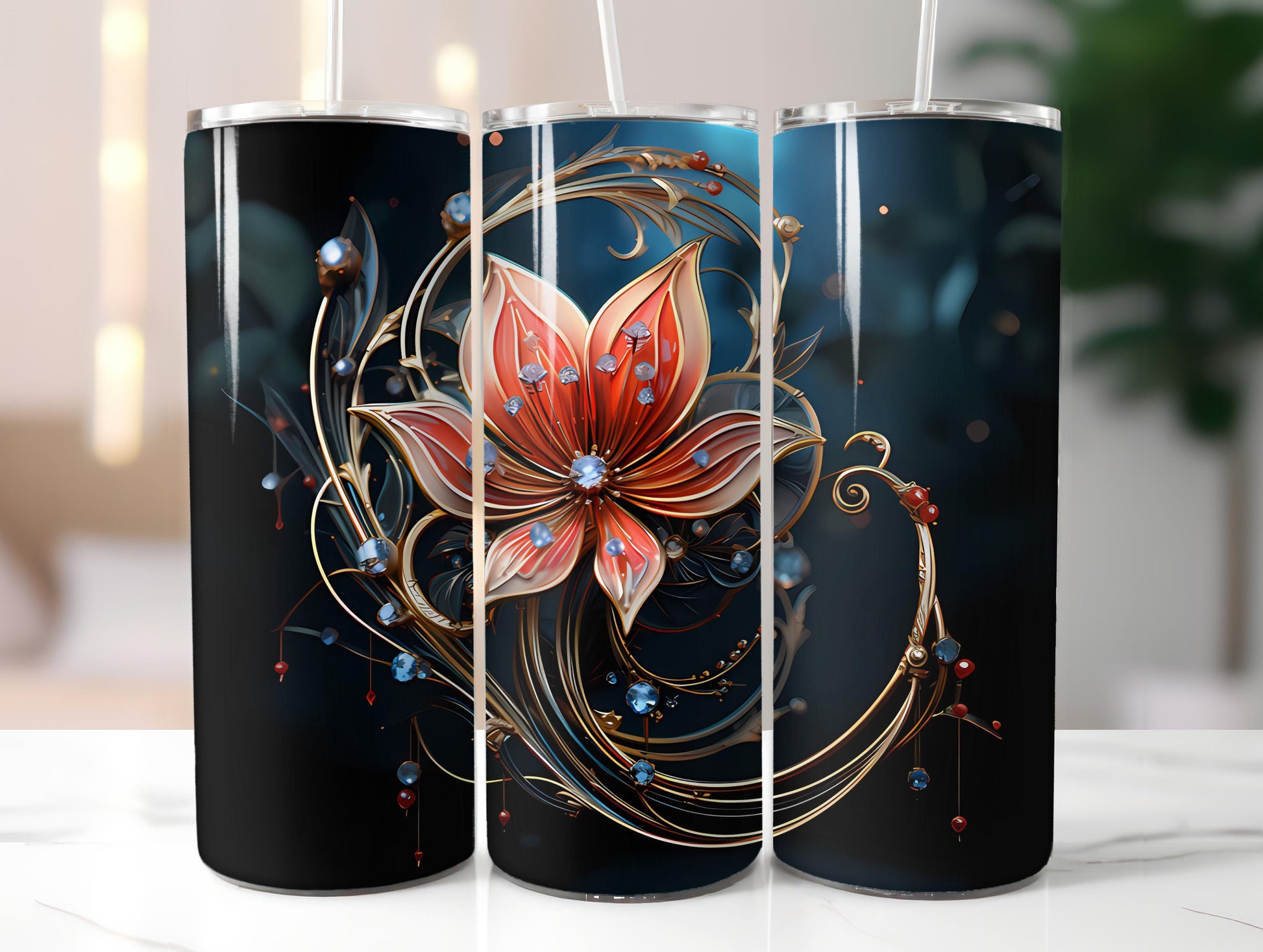 Art Deco 3 Tumbler Wrap - CraftNest