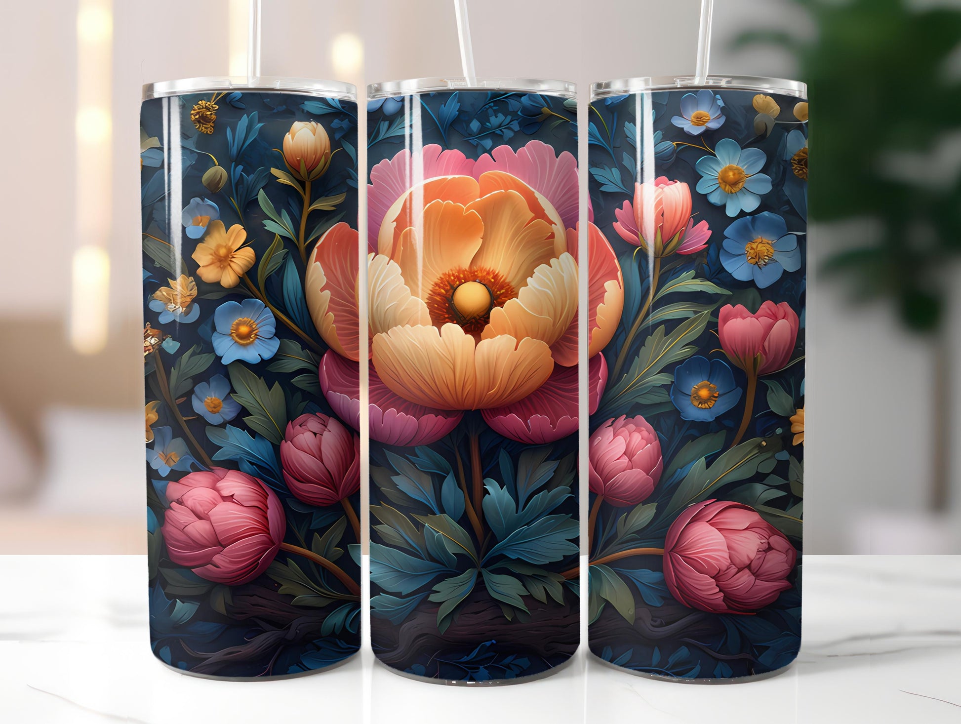 Art Nouveau Easter 3 Tumbler Wrap - CraftNest