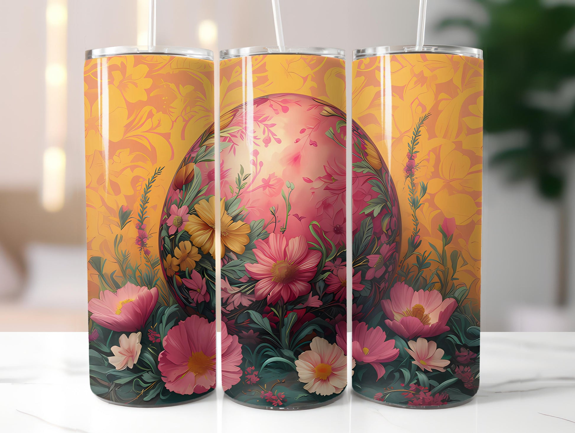 Art Nouveau Easter 3 Tumbler Wrap - CraftNest