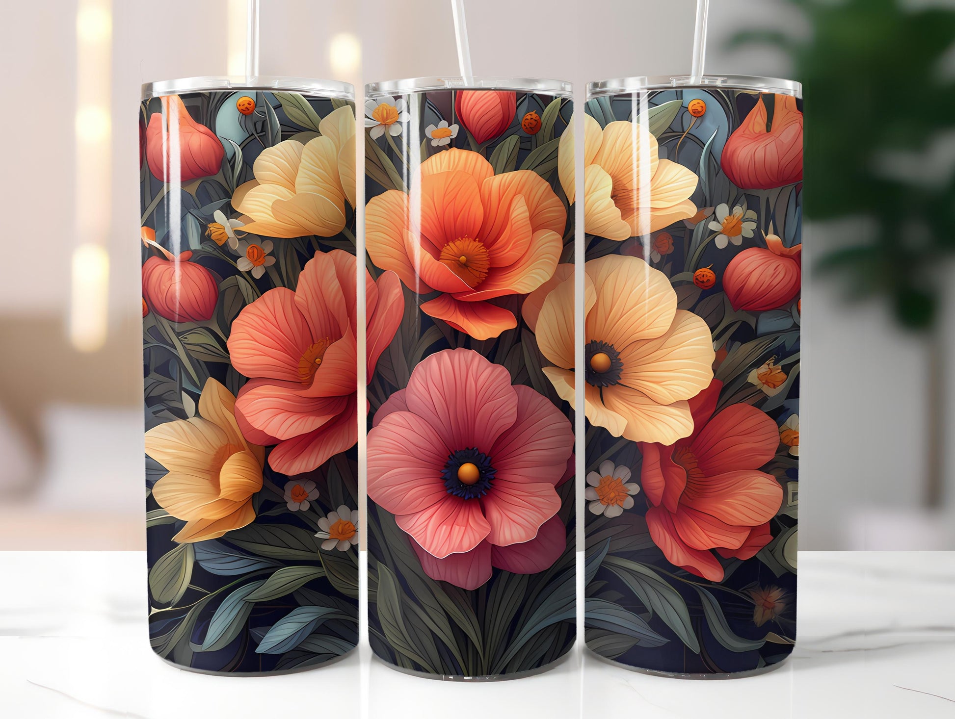 Art Nouveau Easter 2 Tumbler Wrap - CraftNest