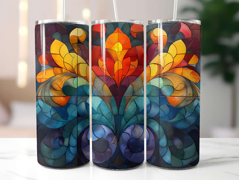 Art Nouveau Summer 1 Tumbler Wrap - CraftNest - Digital Crafting and Art