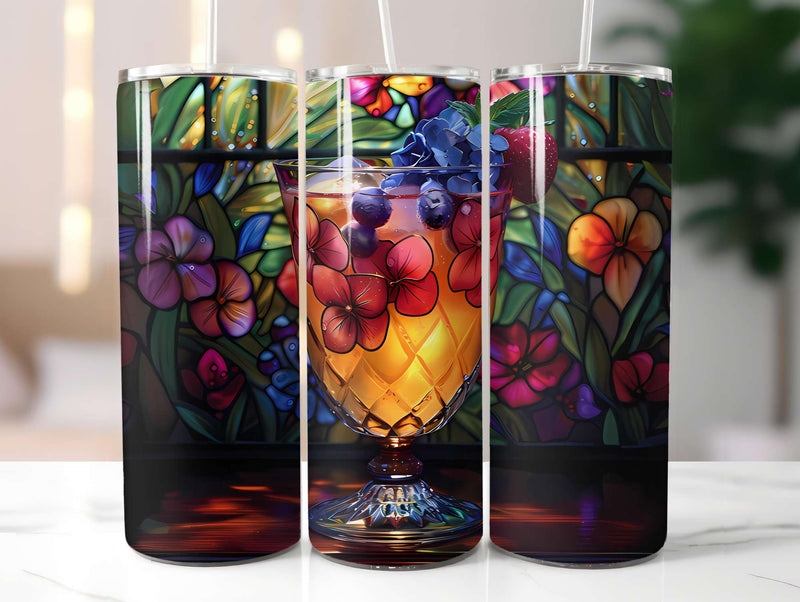 Art Nouveau Summer 1 Tumbler Wrap - CraftNest - Digital Crafting and Art