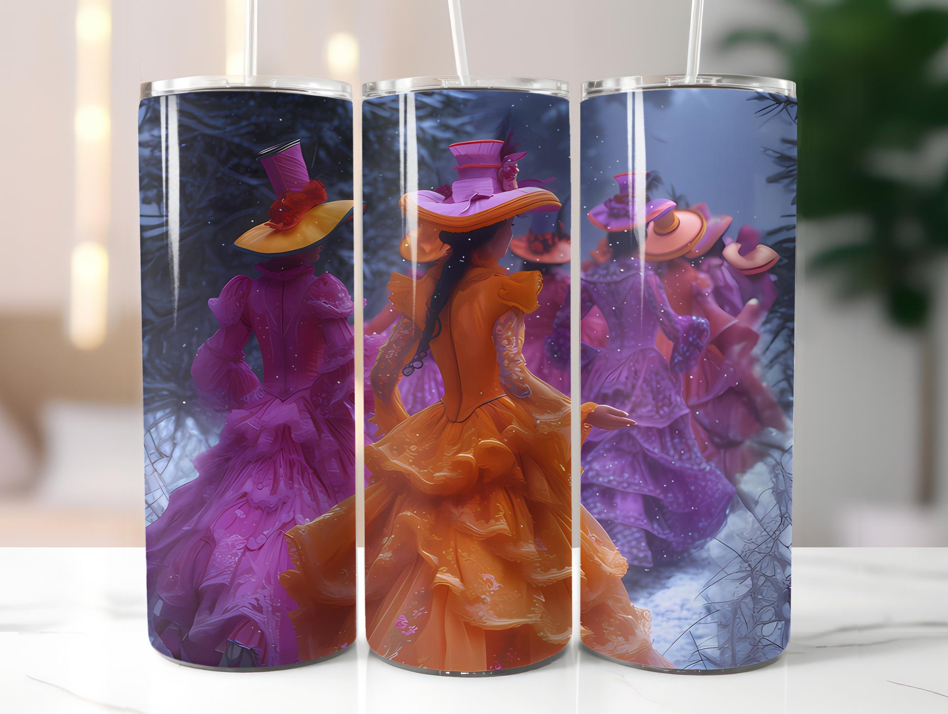 Art Nouveau Easter 2 Tumbler Wrap - CraftNest