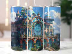 Art Nouveau Summer 1 Tumbler Wrap - CraftNest - Digital Crafting and Art