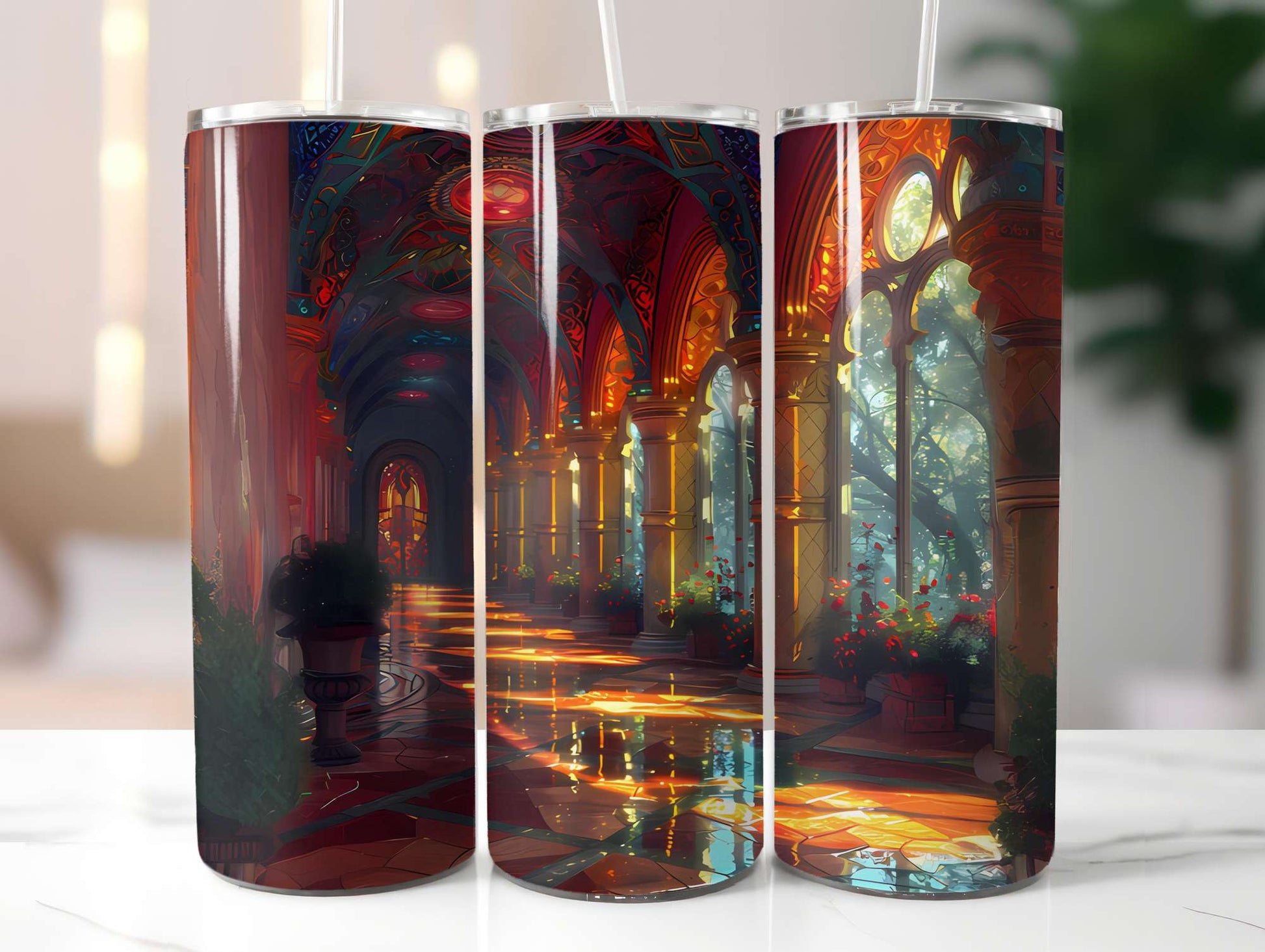 Art Nouveau Summer 1 Tumbler Wrap - CraftNest - Digital Crafting and Art