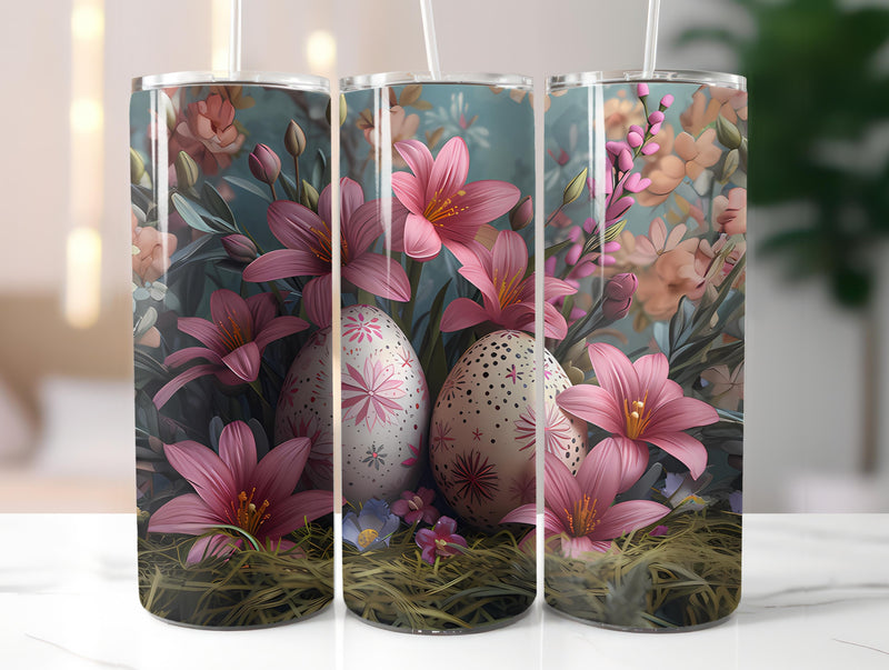 Art Nouveau Easter 2 Tumbler Wrap - CraftNest