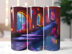 Art Nouveau Summer 3 Tumbler Wrap - CraftNest - Digital Crafting and Art