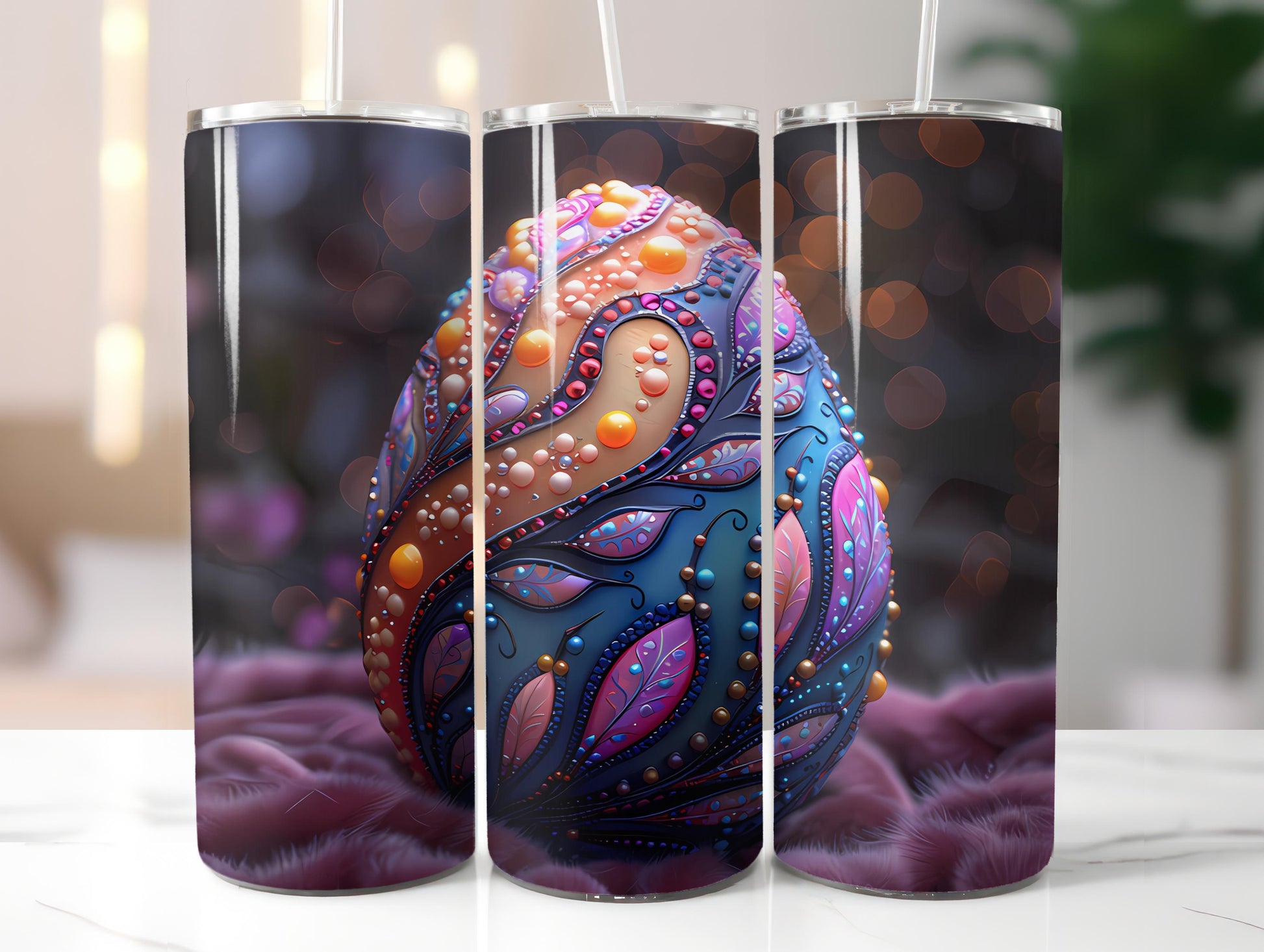 Art Nouveau Easter 2 Tumbler Wrap - CraftNest