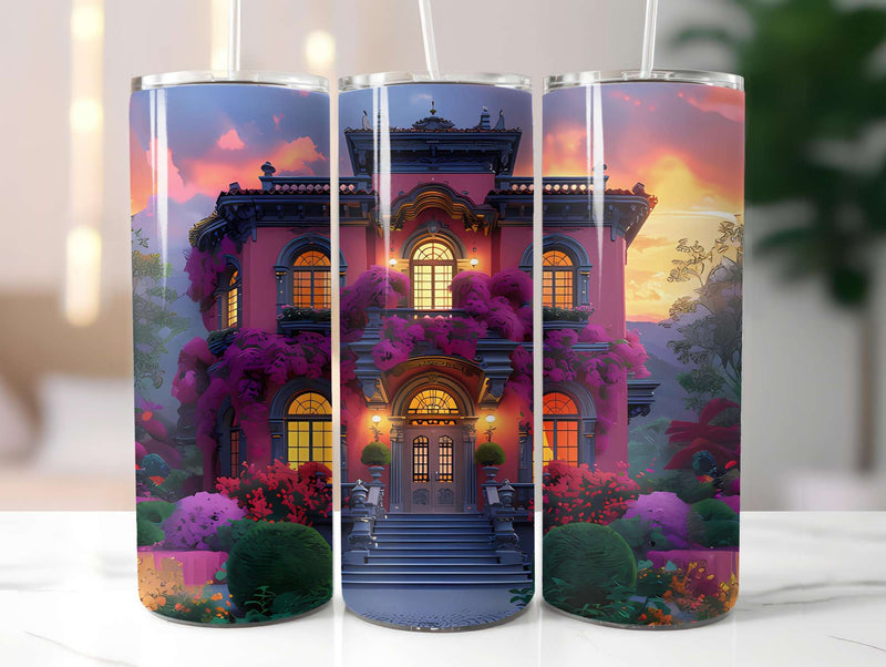 Art Nouveau Summer 5 Tumbler Wrap - CraftNest - Digital Crafting and Art